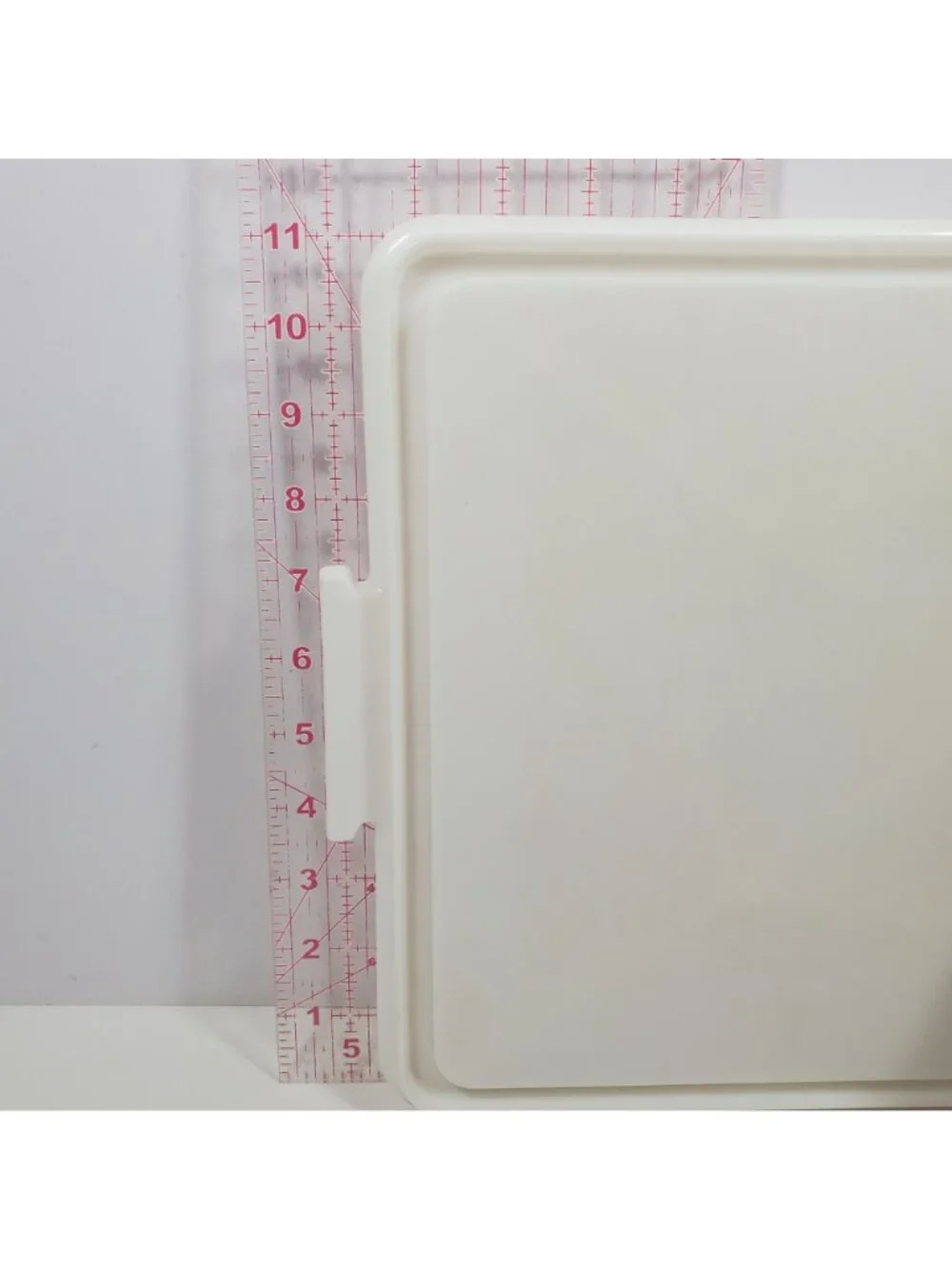 Tupperware Rectangular Cake Taker Base Replacement Vintage White #622